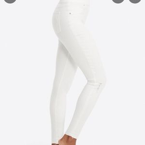 Spanx, Distressed Skinny Jeans, White, Women's Size Small